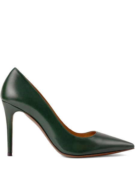  Ralph Lauren Collection 95mm Celia Pointed-toe Stiletto Pumps - Green 