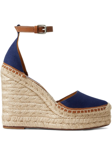  Ralph Lauren Collection 110mm Parson Espadrilles - Blue 