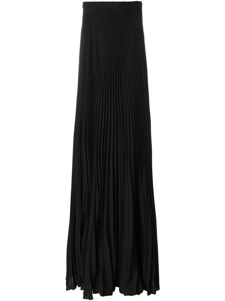  Ralph Lauren Collection Pleated Maxi Skirt - Black 
