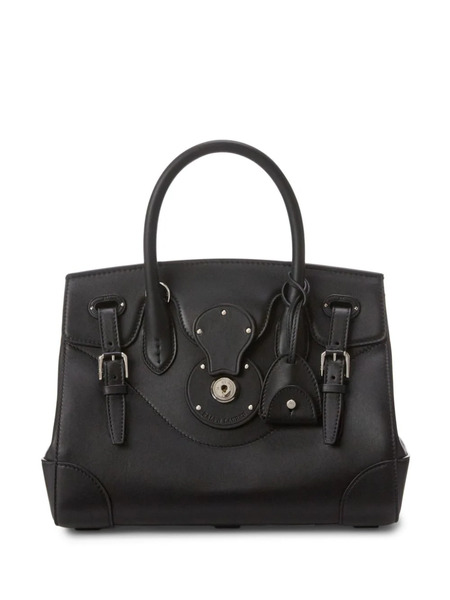  Ralph Lauren Collection Ricky Leather Tote Bag - Black 