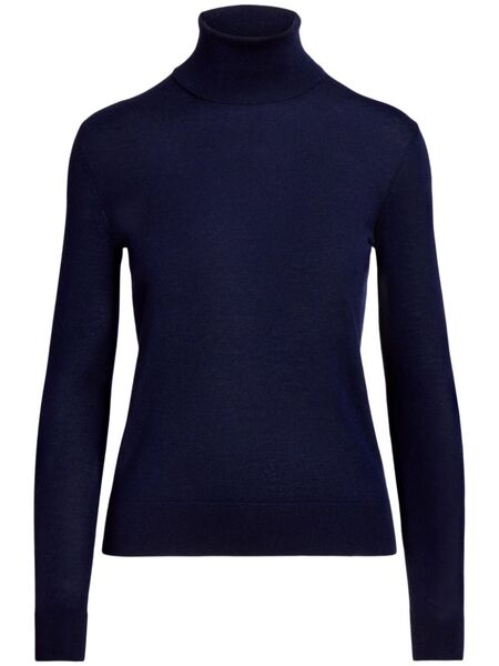  Ralph Lauren Collection Roll-neck Knit Jumper - Blue 