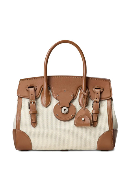  Ralph Lauren Collection Soft Ricky 27 Woven Tote Bag - Neutrals 