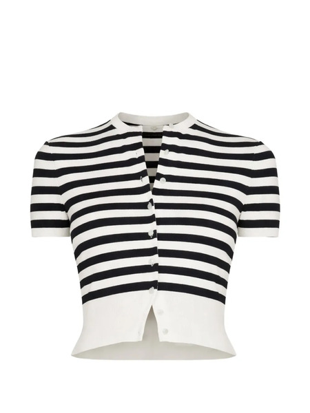  Ralph Lauren Collection Striped Cardigan - Black 