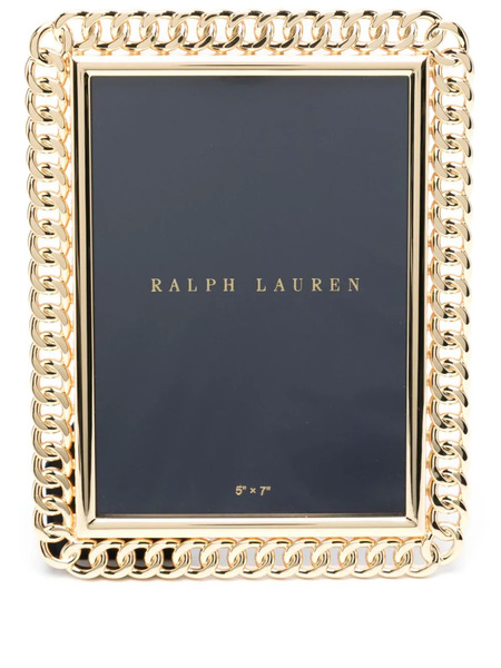  Ralph Lauren Home Blake 5x7 Chain-trim Frame - Gold 