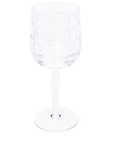  Ralph Lauren Home Hudson Plaid Wine Glass (7.6cm) - Neutrals 