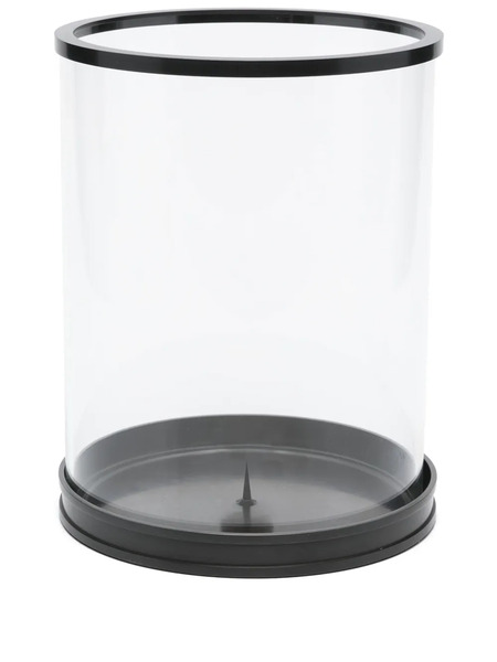  Ralph Lauren Home Medium Modern Hurricane Candle Holder - Black 