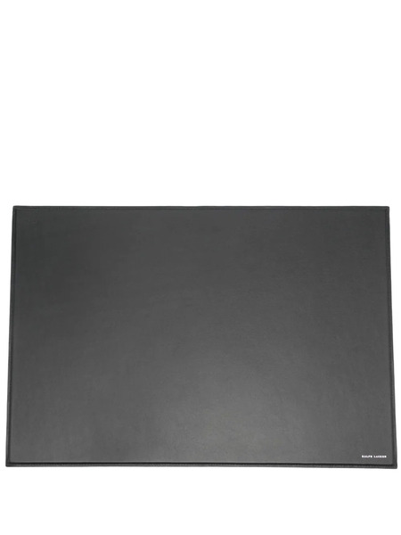  Ralph Lauren Home Small Brennan Leather Desk Blotter - Black 