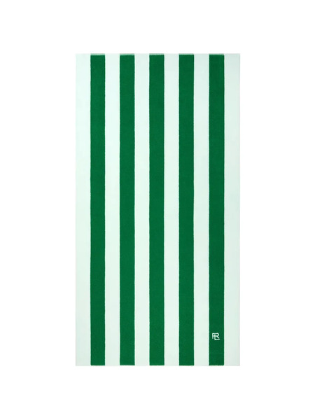  Ralph Lauren Home Striped-pattern Towel - White 