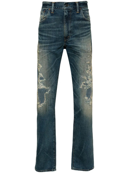  Ralph Lauren Rrl Distressed-effect Jeans - Blue 
