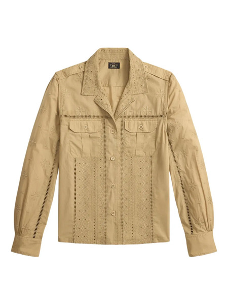  Ralph Lauren Rrl Embroidered Shirt - Neutrals 