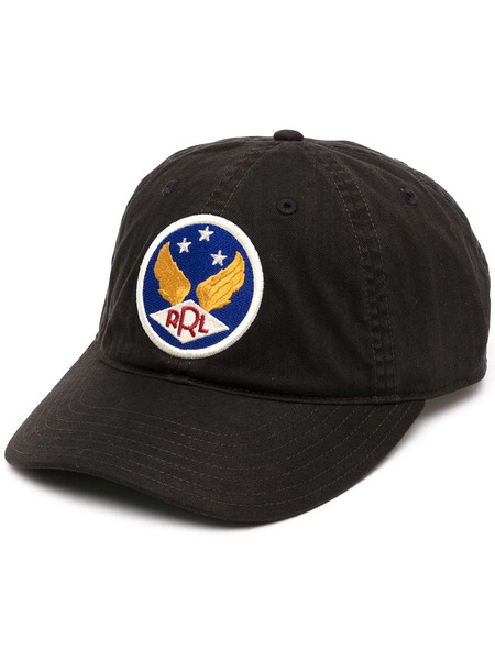  Ralph Lauren Rrl Logo Patch Cap - Black 