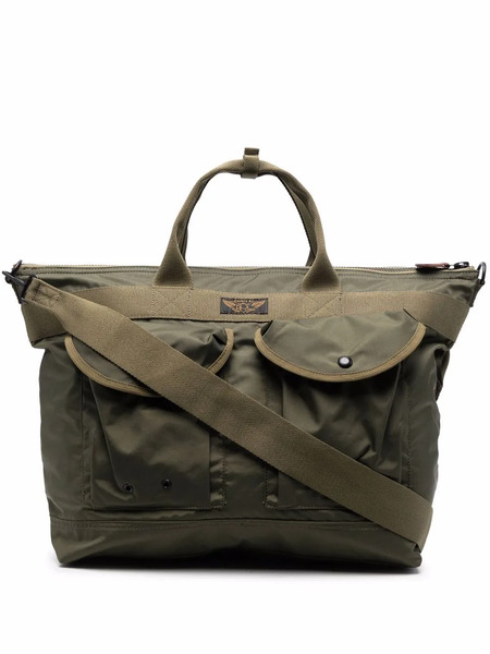  Ralph Lauren Rrl Logo-patch Tote Bag - Green 