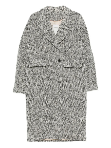  Rame Flap-pocket Single-button Coat - Grey 