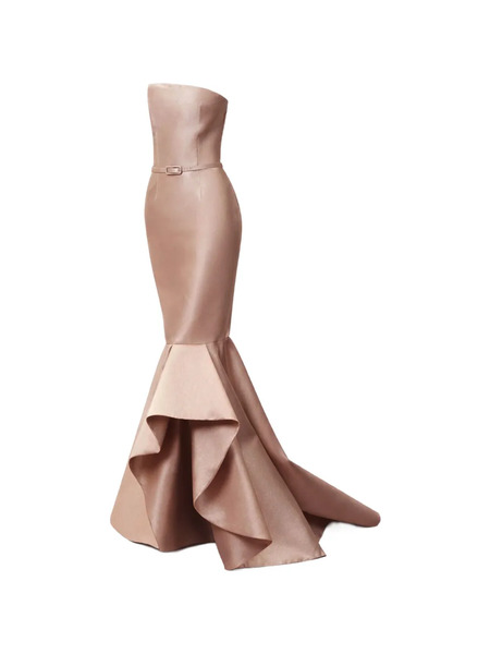  Rami Al Ali Strapless Structured Maxi Skirt - Pink 