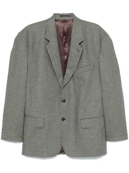  Random Identities Dogtooth Blazer - Green 