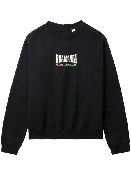  Random Identities Zip-up Cotton Sweatshirt - Black 