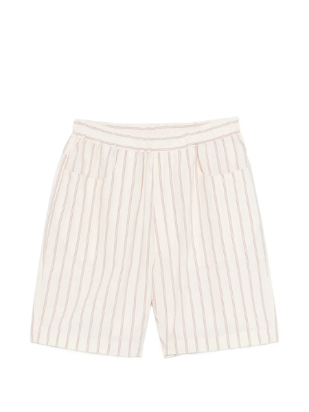  Ranra Striped Shorts - Neutrals 