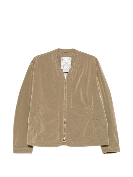 Ranra V-neck Jacket - Neutrals 