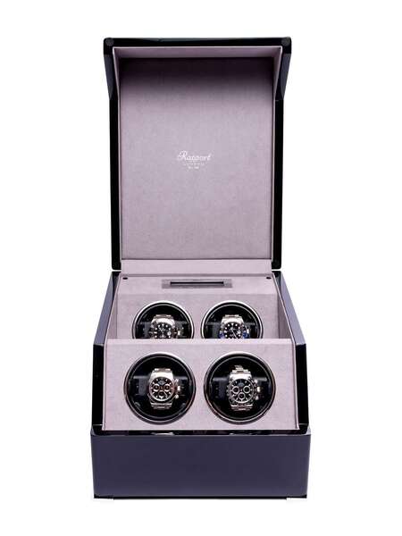  Rapport Perpetua Quad Watch Winder - Black 