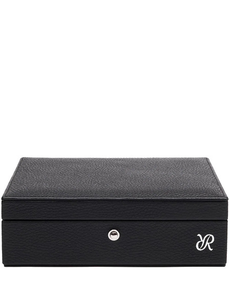  Rapport Tuxedo Collection Cufflink Box - Black 