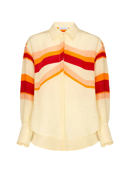  Raquel Diniz Bahia Striped Shirt - Neutrals 
