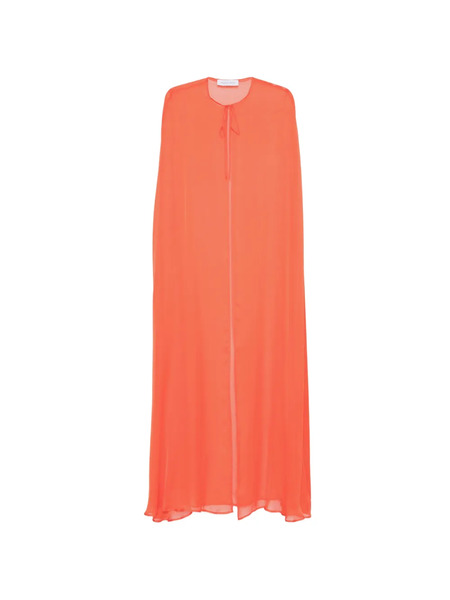  Raquel Diniz Bianca Tie-neck Cape - Orange 