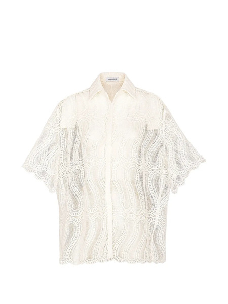  Raquel Diniz Bina Lace Shirt - Neutrals 
