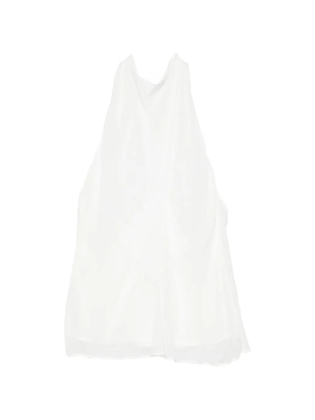  Raquel Diniz Halter Sleeveless Top - White 