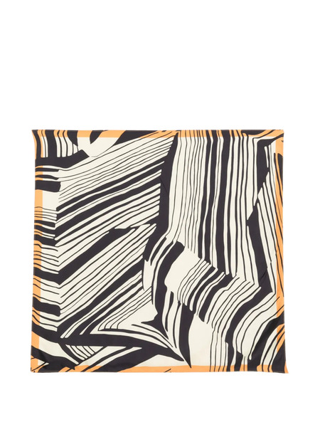  Raquel Diniz Patterned Scarf - Black 