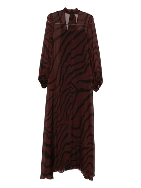  Raquel Diniz Zebra-print Dress - Red 