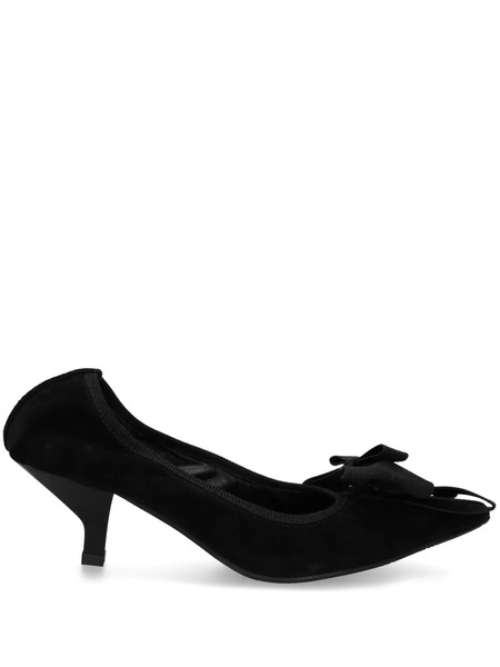  Ras 50mm Bow-detail Kitten-heel Pumps - Neutrals 