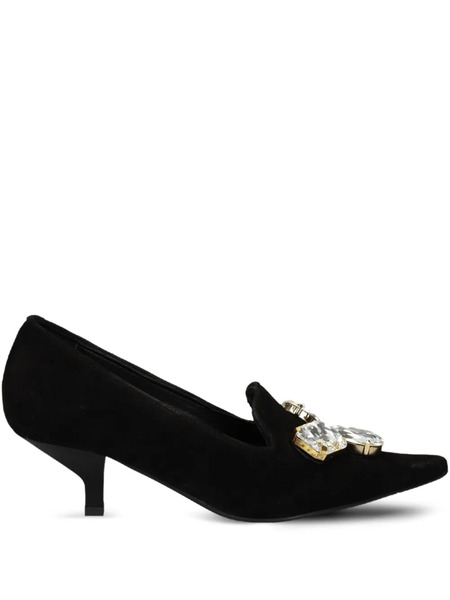  Ras 50mm Crystal-embellished Pointed Pumps - Black 