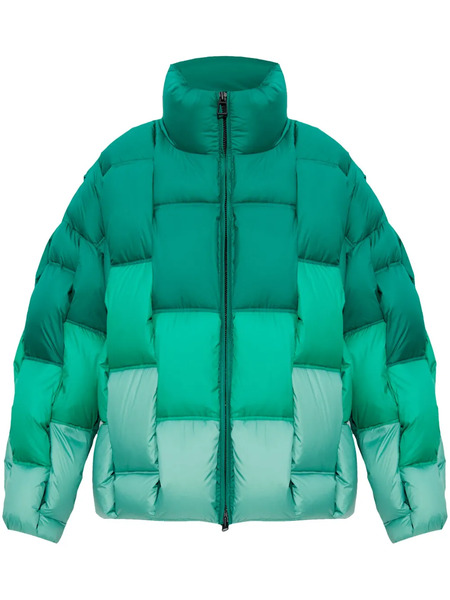  Raxxy Embossed-logo Padded Jacket - Green 