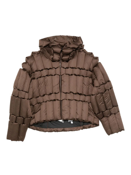  Raxxy Hooded Padded Jacket - Brown 