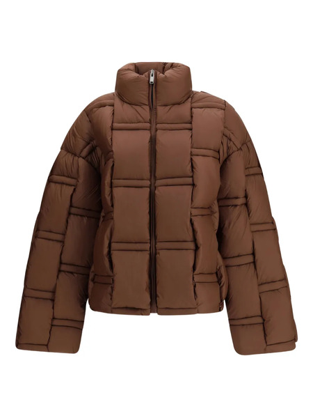  Raxxy Padded-zip Puffer Jacket - Brown 