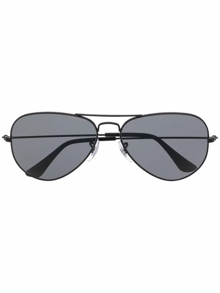  Ray-ban Aviator Metal-frame Sunglasses - Black 