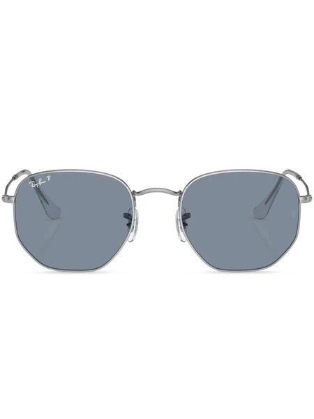  Ray-ban Hexagonal Flat Sunglasses - Silver 
