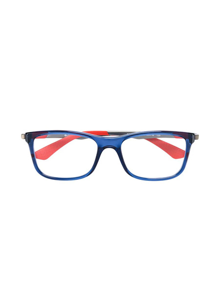  Ray-ban Junior Bicolour Rectangular Glasses - Blue 