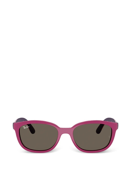  Ray-ban Junior Clip-on Oval-frame Glasses - Pink 