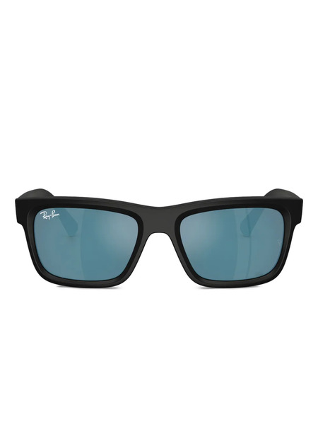 Ray-ban Junior Logo-lettering Sunglasses - Black 