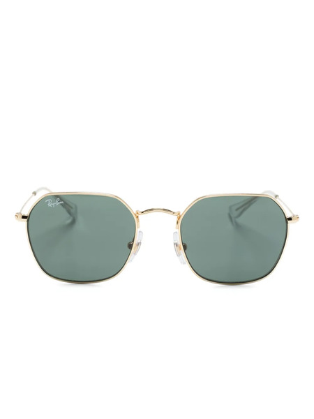  Ray-ban Junior Rb9594s Hexagonal-frame Sunglasses - Gold 