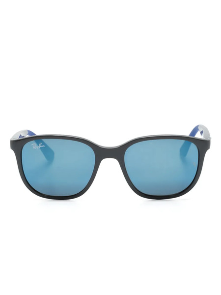  Ray-ban Junior Rb9078s Square-frame Sunglasses - Black 