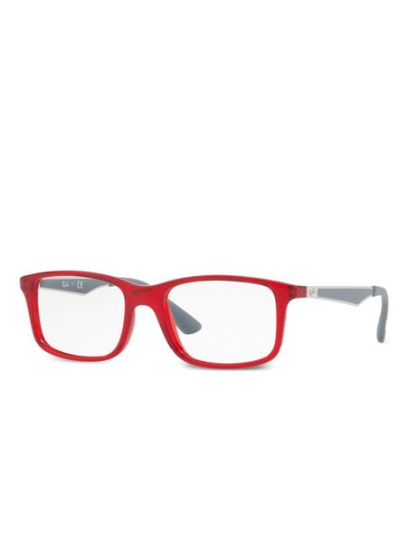  Ray-ban Junior Rectangle-frame Glasses - Red 