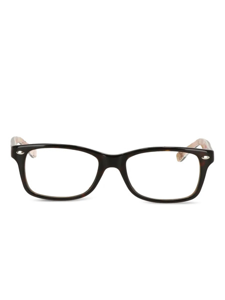  Ray-ban Junior Rectangular-frame Glasses - Brown 