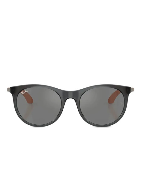  Ray-ban Junior Round-frame Sunglasses - Black 