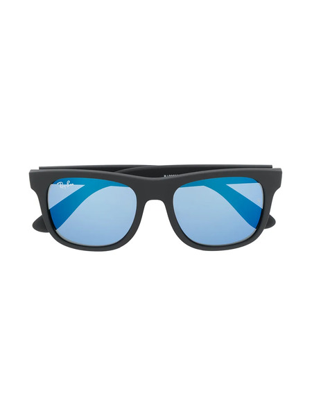 Ray-ban Junior Square Frame Sunglasses - Black 