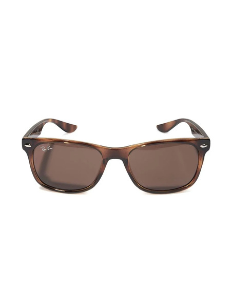  Ray-ban Junior Tortoise-shell Square Sunglasses - Brown 