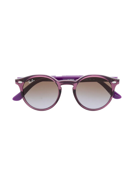 Ray-ban Junior Two-tone Round-frame Sunglasses - Purple 