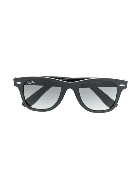  Ray-ban Junior Wayfarer Square Frame Sunglasses - Black 