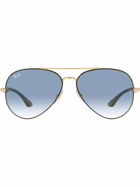  Ray-ban Rb3675 Aviator-frame Sunglasses - Black 